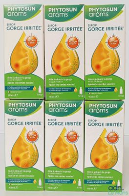 quatre boîtes de Phytsun Gorgotiste au jus d'orange