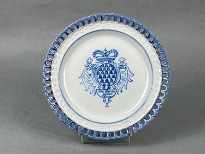 Emile GALLE (Lorraine), période Saint-Clément. Assiette à l'… - Photo 1