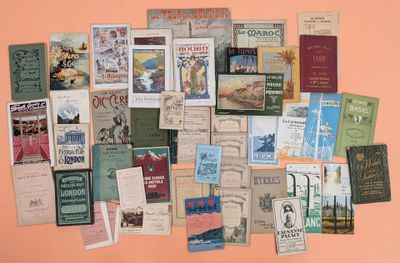 many different types of books on the wall