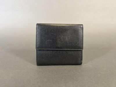 Loewe. Portefeuille en cuir noir dévoilant porte-cartes et p…