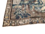 an image of a rug with a picture of a landscape on it