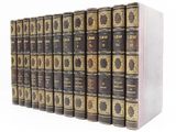 an image of a row of old books sitting on top of each other