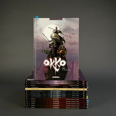 an image of a stack of books sitting on top of each other
