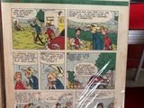 Une vieille bande dessinée est exposée dans un magasin