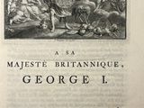 an old book with a picture of a man on a horse