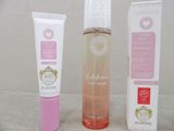 three different types of skin care products on a table