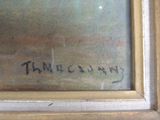 an image of a painting with writing on it in a gold frame
