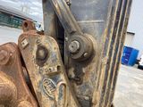 an image of a close up of the front end of a bulldozer