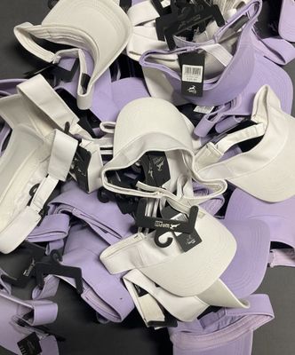 Lot de 40 visières pour femmes taille réglable