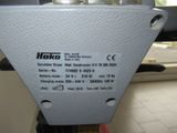 a close up of a machine with a label on it