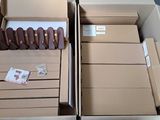 two boxes that have some kind of cigars in them