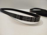 two belts are laying on top of each other on a table