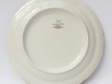 an image of a close up of a plate on a white surface