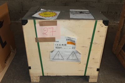 a refrigerator with a lot of stickers on it