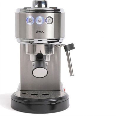 a coffee machine that is sitting on a white surface