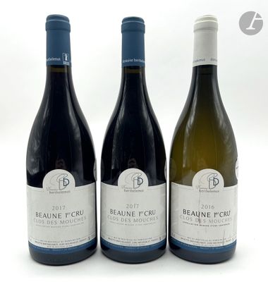 2 B BEAUNE CLOS DES MOUCHES Rouge (1er Cru), Domaine Berthelemot, 2017 - Photo 1