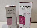 an image of a box of organyc pads next to a box of organyc pads