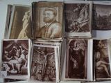 a lot of old photos of men and women