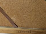 a picture of a piece of wood with a ruler on it
