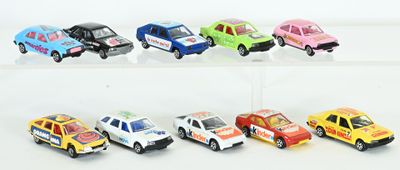 NOREV Jet Car fabriquées en France, métal et plastique 10 voitures pub