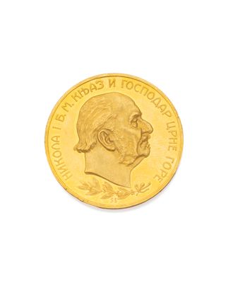 l'image d'une pièce d'or sur laquelle figure le portrait d'un homme