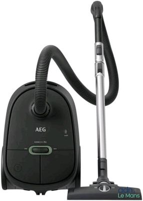 a close up of a vacuum cleaner with a hose on a white background