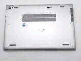 an open laptop computer sitting on top of a white table