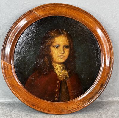 ECOLE DU XIXe SIECLE Portrait de jeune homme