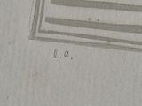 a drawing of an american flag on a piece of paper