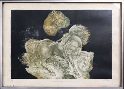 Gérard LECOMTE (Rard Lecomte) (1940-2012), "Licorne laser", …