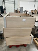 Lot de 3 meubles rideau, certains à réparer voir photos, dim…