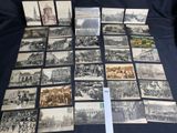 an image of a bunch of old postcards sitting on top of a table