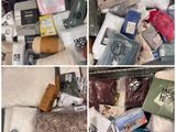 plusieurs photos représentant divers objets placés dans un panier