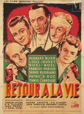 a poster for the movie retour a la vie