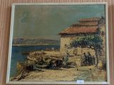 une image d'un tableau sur le mur d'une maison