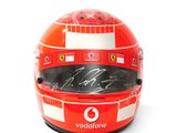 the helmet of michael schumacher, ferrari f1 team