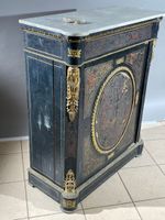 Meuble à hauteur d'appui en marqueterie dite "Boulle" ouvran… (photo 2)