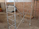 a picture of a scaffold with a ladder on it