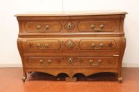 Commode en bois naturel et marqueterie d'étoiles, elle ouvre… (photo 3)