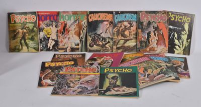Horror (3), Cauchemar (7) et Psycho (7 dont n°1), bandes-des…