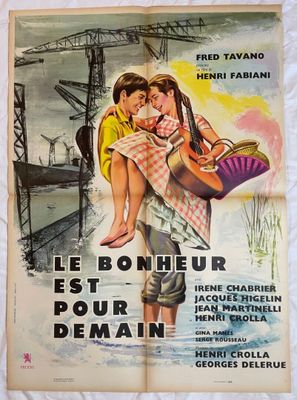 affiche de cinéma française pour « Le Bonheur pour demain »