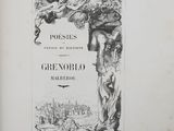 the front cover of a book with a drawing of a man on a cross