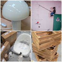 FORT ENSEMBLE DE PETITS MOBILIERS ET DECORATIONS (environ 1m…