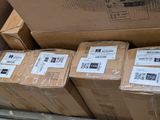 several boxes are stacked on top of each other on the floor