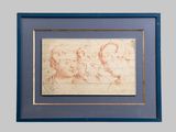 an image of a drawing of three heads of a man and a woman
