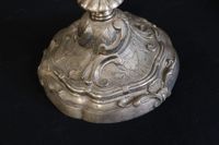 Importante paire de candélabres en bronze argenté de style r… (photo 6)