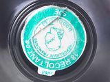 a close up of a bottle with a label on it