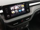 a picture of a car dashboard with a touch screen
