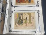 two books with pictures of people on them on a table