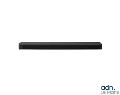 a close up of a sound bar on a white background